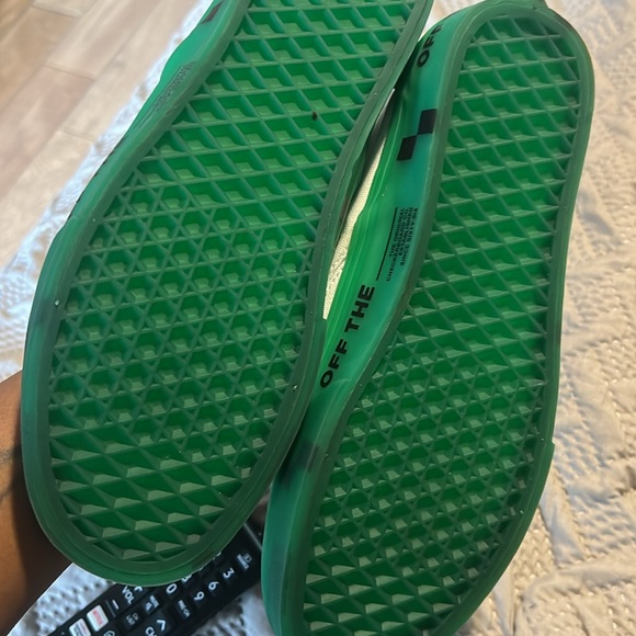 Vans white sneakers, very clean other then the two little spots. Wore once - Picture 3 of 4